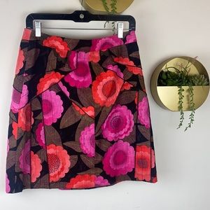 ETCÉTERA PINK RAMIE FLORAL TEXTURE SKIRT SIZE 6 🌸